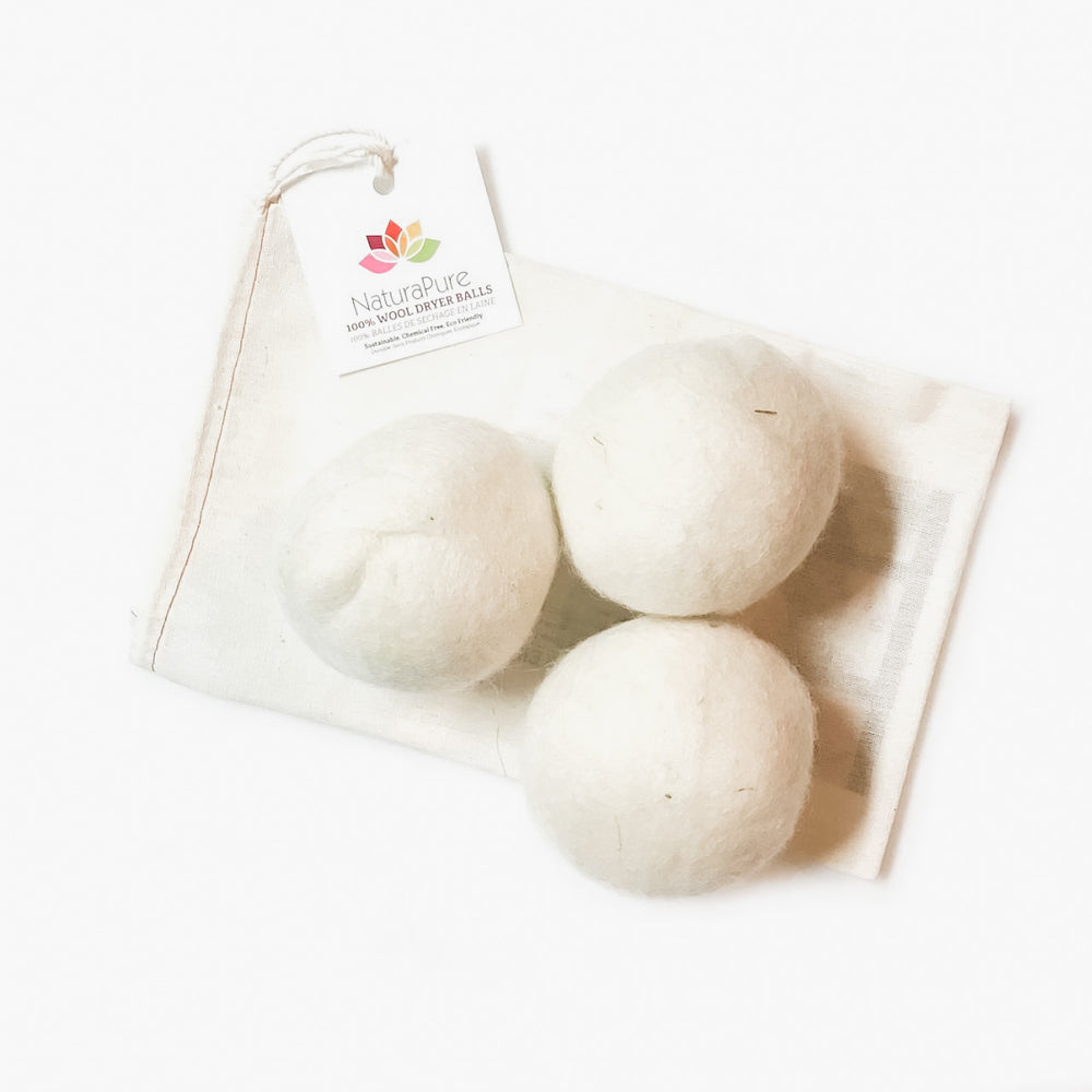 Natural Wool • Dryer Balls