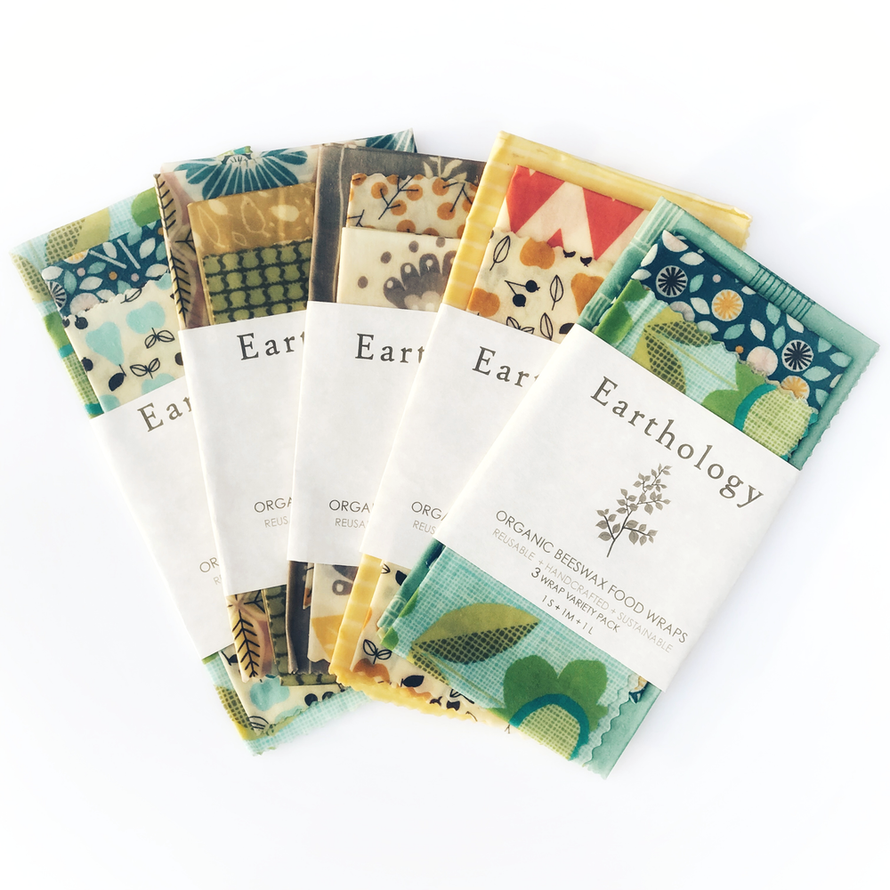 3 Wrap Variety Pack • Beeswax Wraps