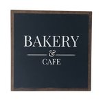 Bakery & Cafe • Wood Sign