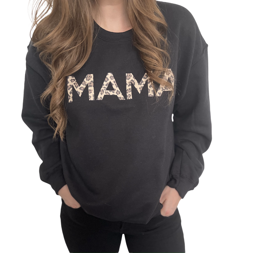 MAMA Sweatshirt (Leopard Print)