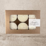 6 Scented Soy Tea Light Candles