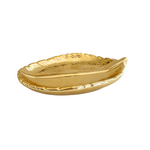 Gold Leaf Jewelry Dish